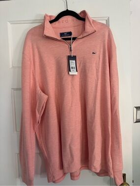 Vineyard Vines Men’s tequila sunrise quarter-Zip Pullover